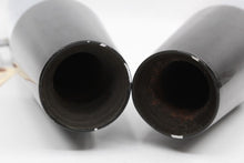 Load image into Gallery viewer, Harley Davidson Chrome Black Tip Exhaust Pipes Mufflers 65605-97