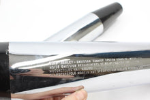 Load image into Gallery viewer, Harley Davidson Chrome Black Tip Exhaust Pipes Mufflers 65605-97