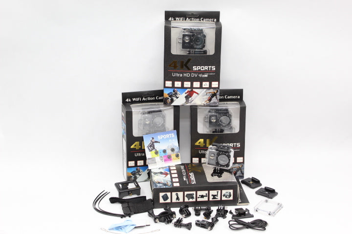 4K WiFi Sports Action Camera - Family 4 Pack HSAS107 M0662
