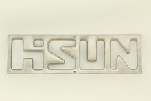 Load image into Gallery viewer, BODY, BUMPER, HISUN LOGO PLATE, SILVER COLOR P312001515290000 M1206
