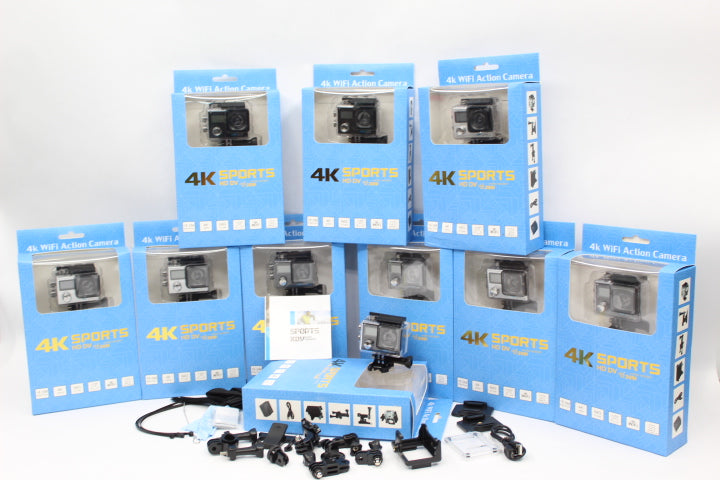 4K WiFi Action Camera - 10 Pack HSAS106 M0665