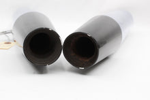 Load image into Gallery viewer, Chrome Black Tip Exhaust Pipes Mufflers 65605-97 M0728
